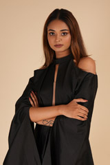 Black Kimono Style GownDSC09673 copy